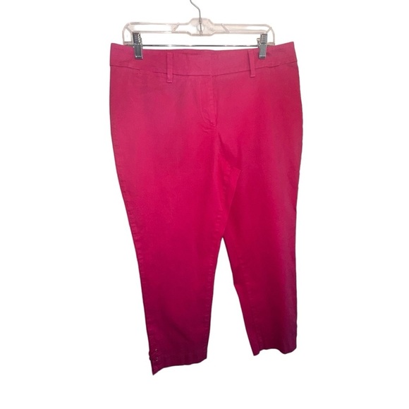 5 for $40
Talbots HOT PINK Capris with criss cross ankle detail Barbiecore sz14p - Picture 1 of 13